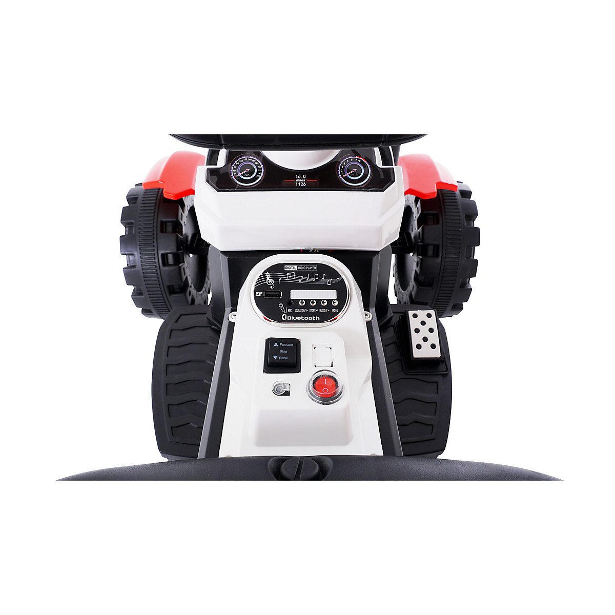 Kinder Elektroauto Traktor mit Anhänger - 2x25 Watt - Kinderauto mit Fernbedienung - Soundmodul