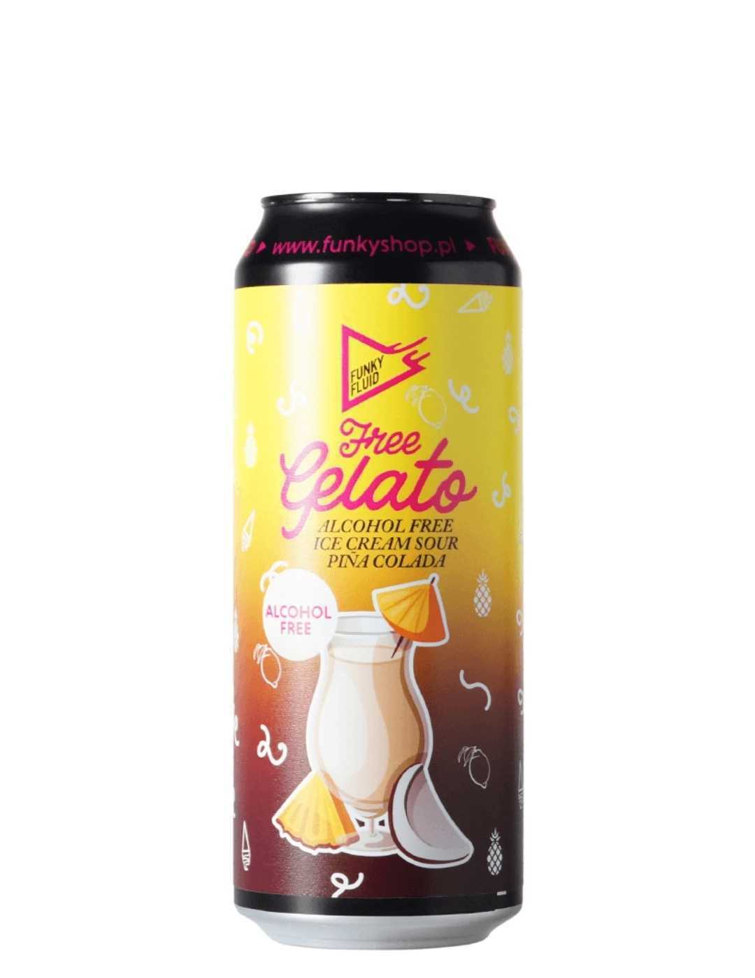 Funky Fluid : Free Gelato Pina Colada - Gueule de joie 0.5° |  50 cl