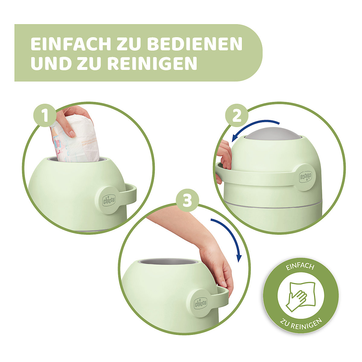 Windeleimer Odour, Off Green