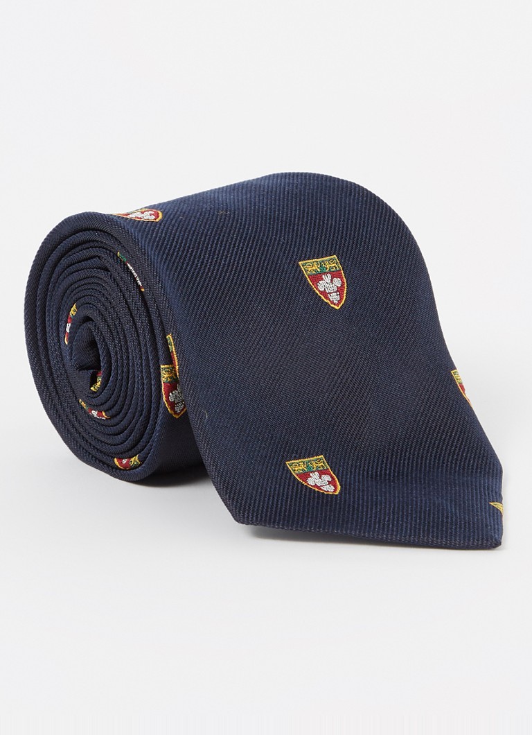 Hedvábná kravata s potiskem Ralph Lauren