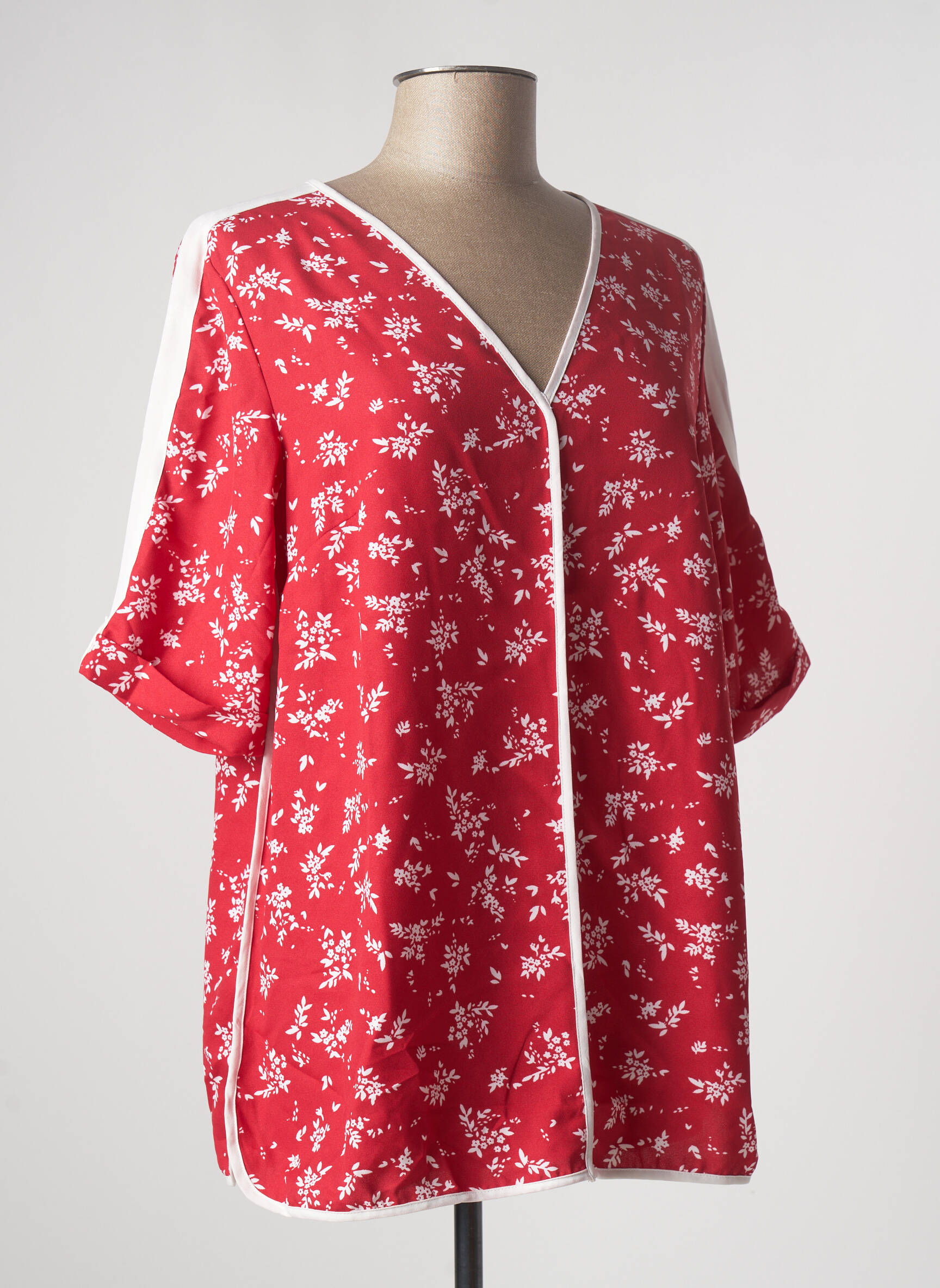Blancheporte Tuniquemanchecourte Femme couleur rouge