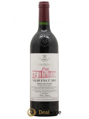 Ribera Del Duero DO Vega Sicilia Valbuena 5 ano Famille Alvarez  2011 - Lot de 1 Bouteille