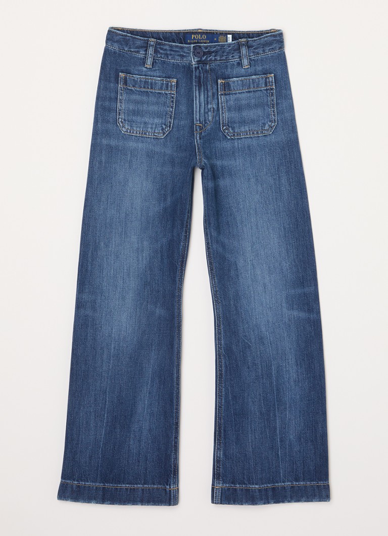 Blugi Ralph Lauren, croială lejeră, cu buzunare aplicate.