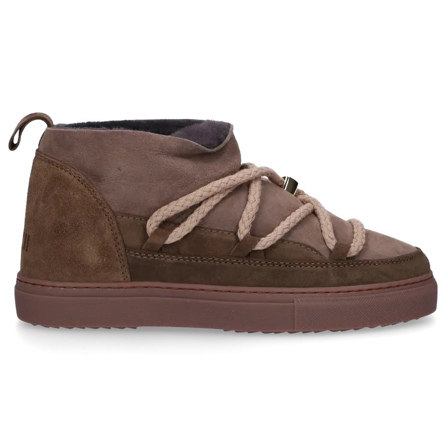 INUIKII - Snowboots CLASSIC LOW Veloursleder - grau