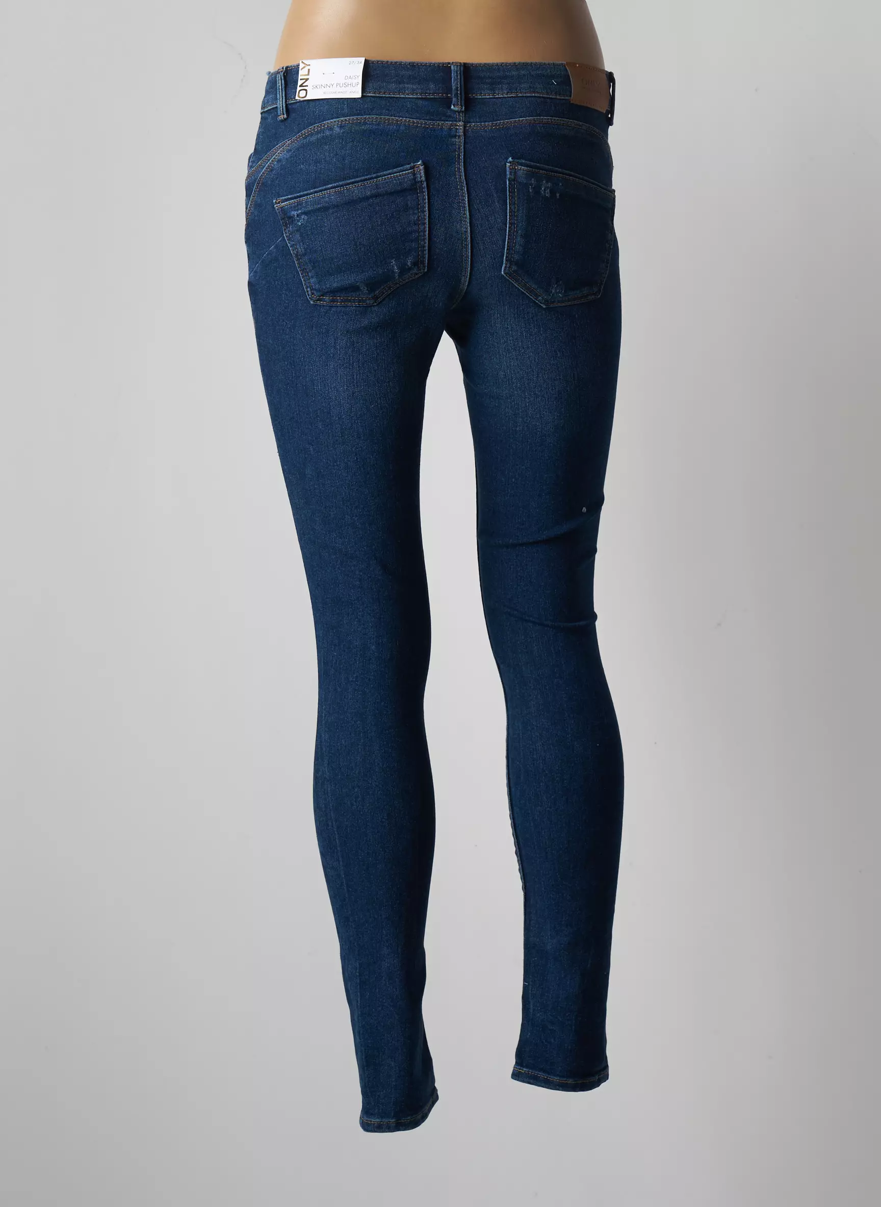 Only Jeans Skinny Femme couleur bleu