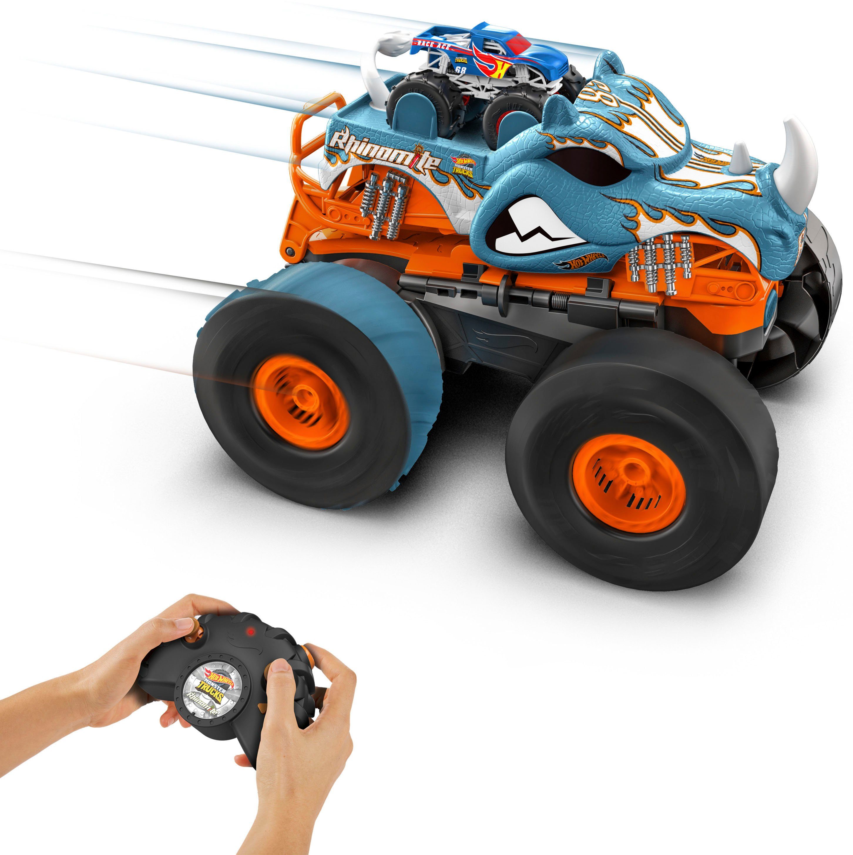 Hot Wheels RC-Monstertruck HW umbaubarer Rhinomite