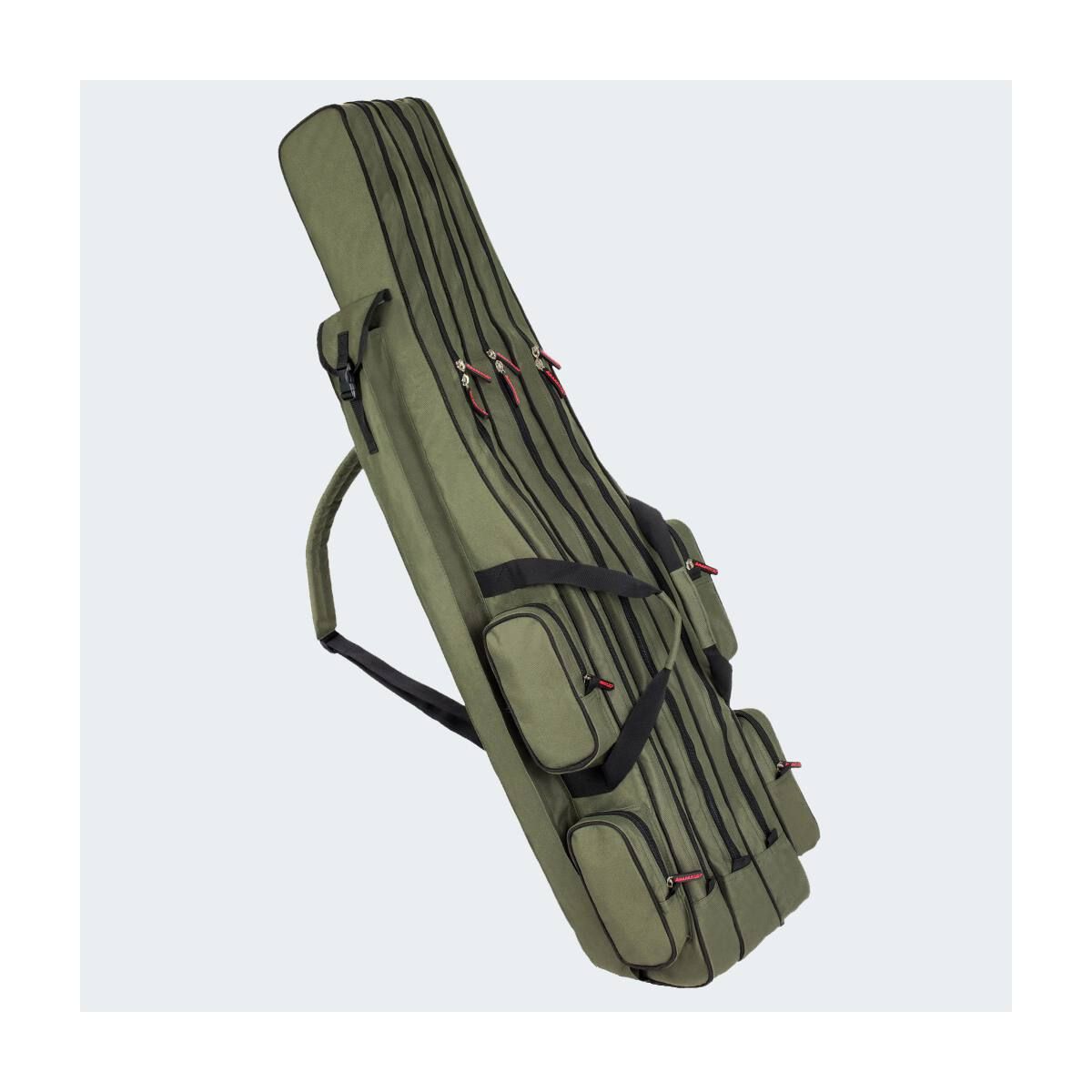 Arapaima Fishing Equipment Rise Oliv 210 cm 3-Fach Rutentasche