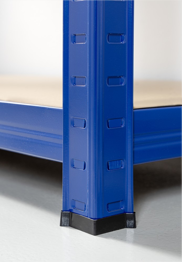Kraft Werkzeuge Schwerlastregal / Kellerregal / Lagerregal, blau, 175 kg pro Boden