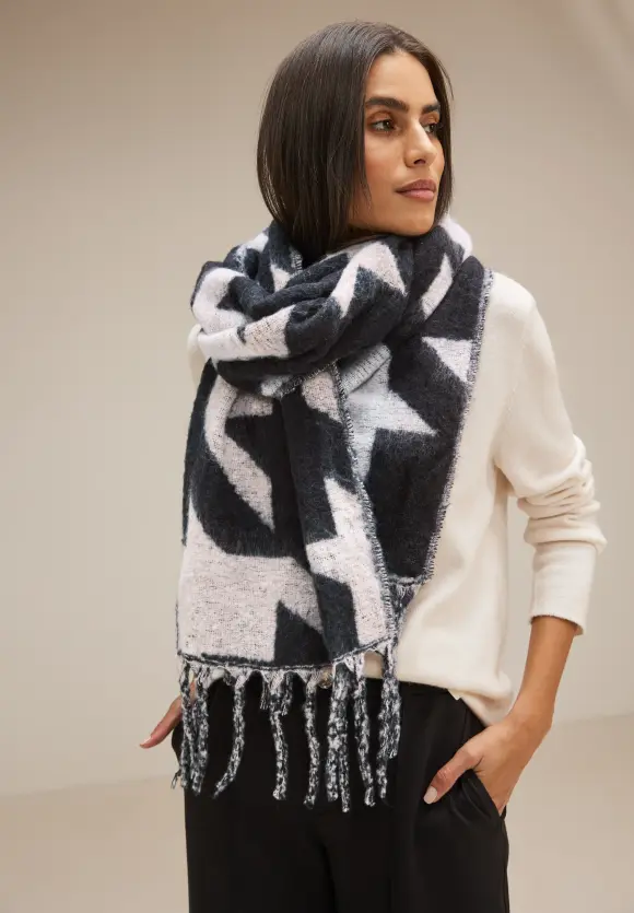 Street One Cosy Schal mit Fransen