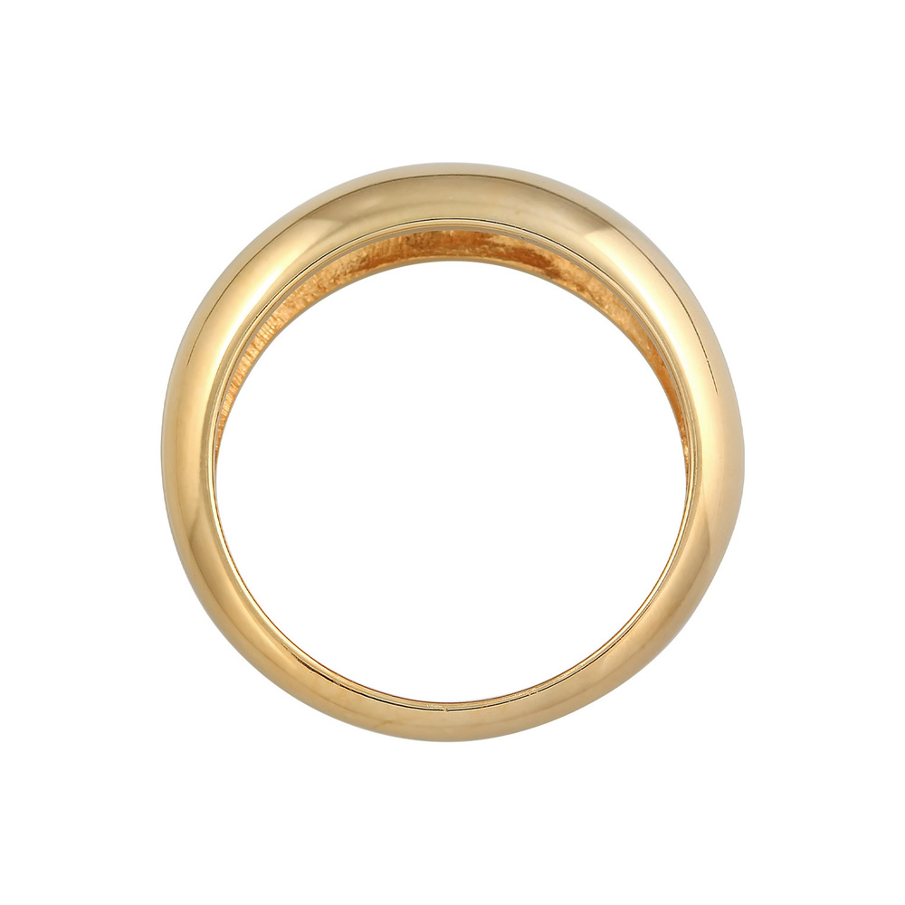 Elli Elli Bague Femmes de base pile intemporelle en argent sterling 925 Bague