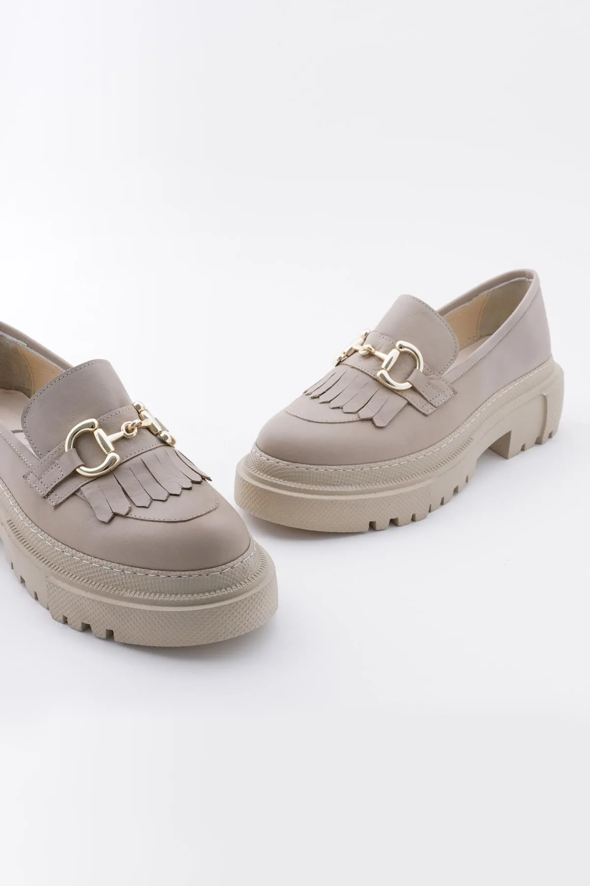 CZ London  Loafer - Beige - Blockabsatz