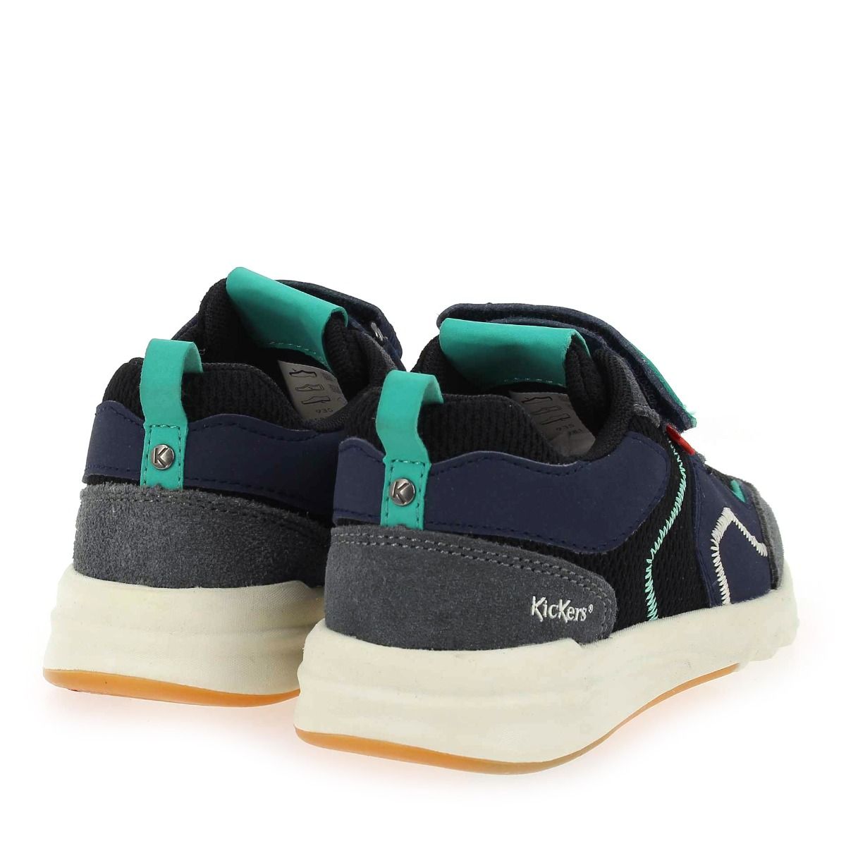 Kickers  KNAKK H20 - Noir vert