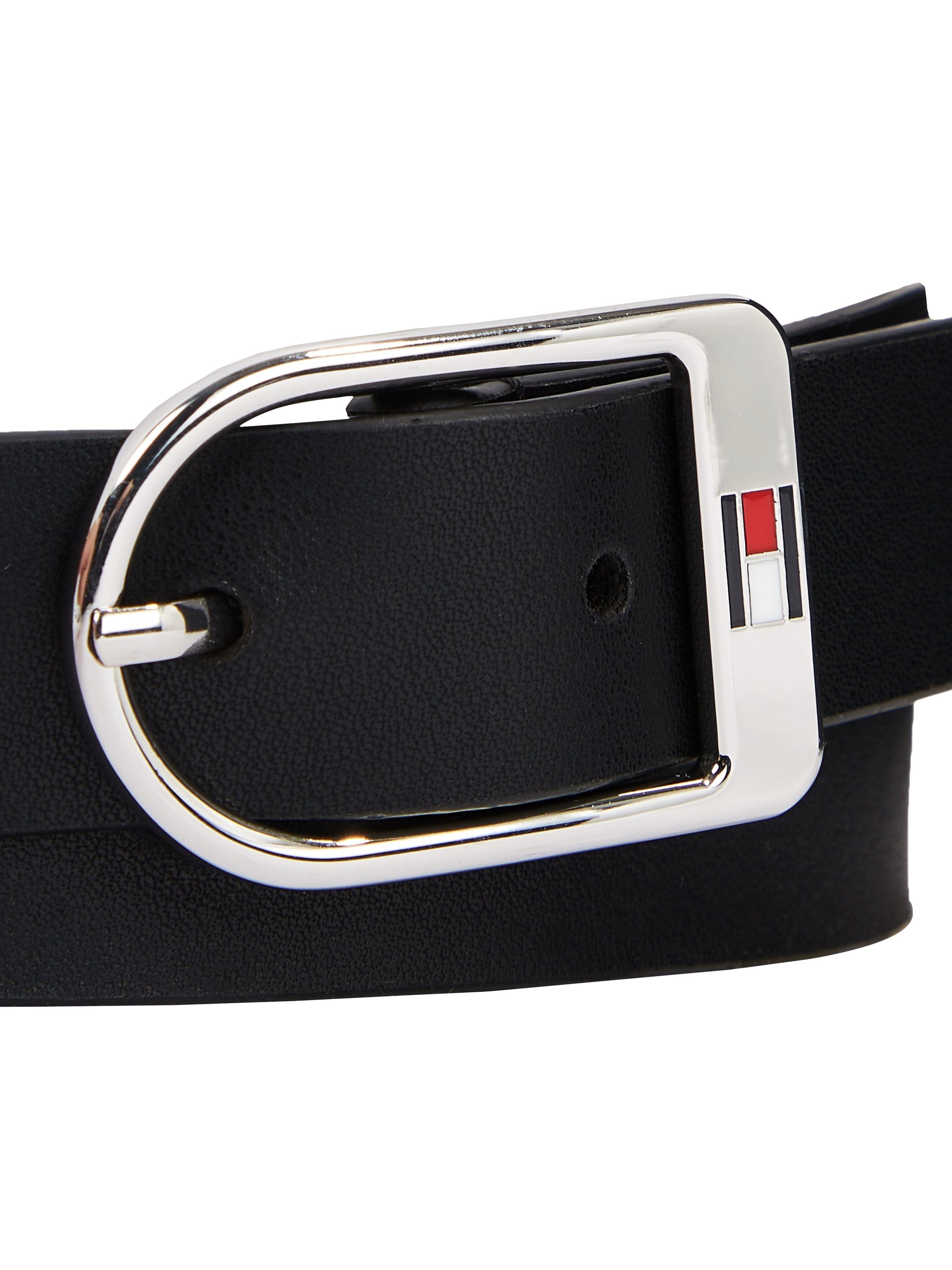 Tommy Hilfiger Ledergürtel ESSENTIAL mit Flag