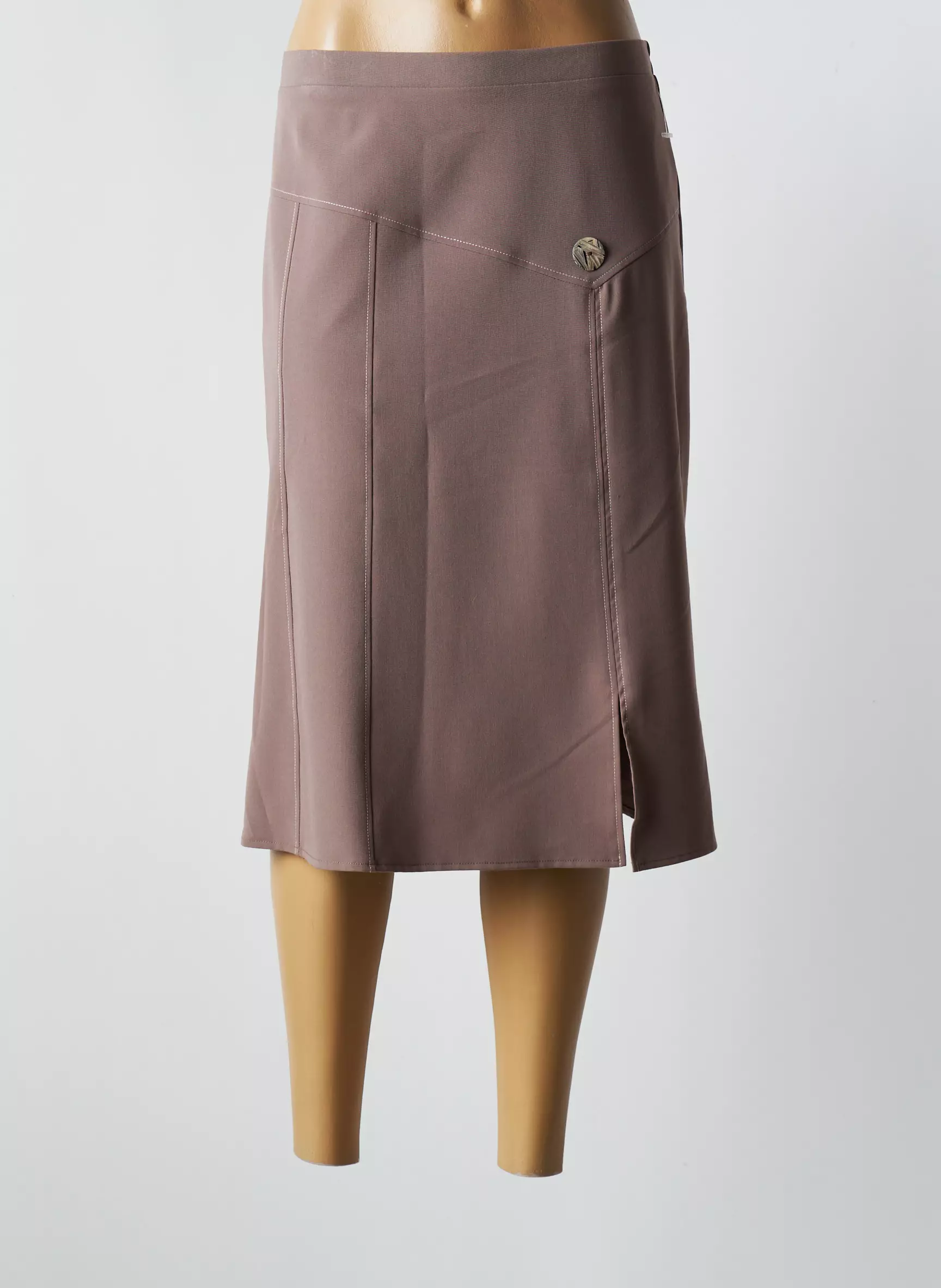 Griffon Jupes Mi Longues Femme couleur marron