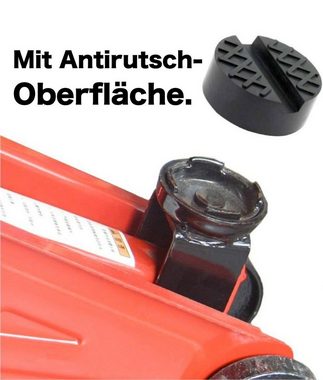 TK Gruppe Wagenheber 2x Wagenheber Gummiauflage stabil & universal Gummiblock, 2-tlg.