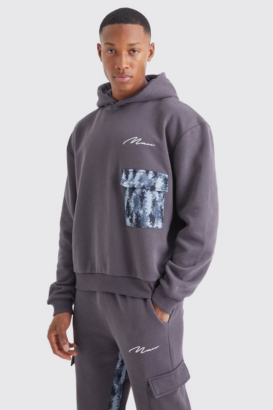 Man Signature Camouflage Trainingsanzug mit Cargo-Taschen