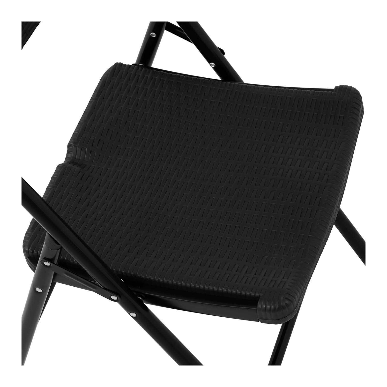 Royal Catering Faltstuhl 4er-Set Klappstühle Faltstuhl Stuhl klappbar 180 kg Stahl Polyethylen