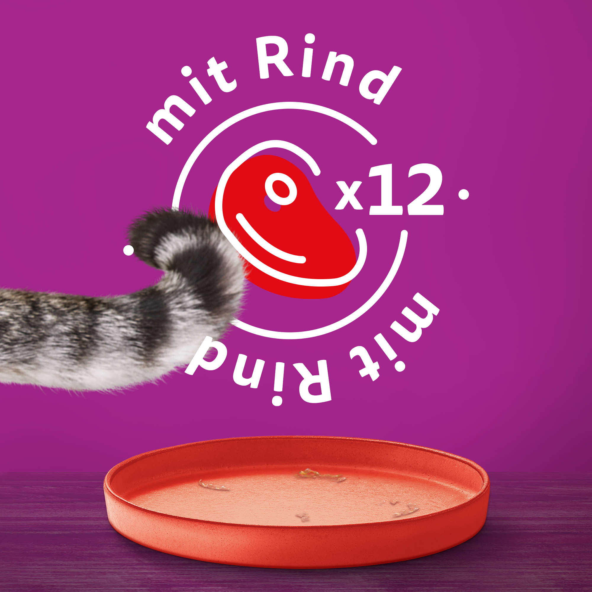 Whiskas Nassfutter Whiskas Adult 1+ Sauce 12x400g Rind & Leber