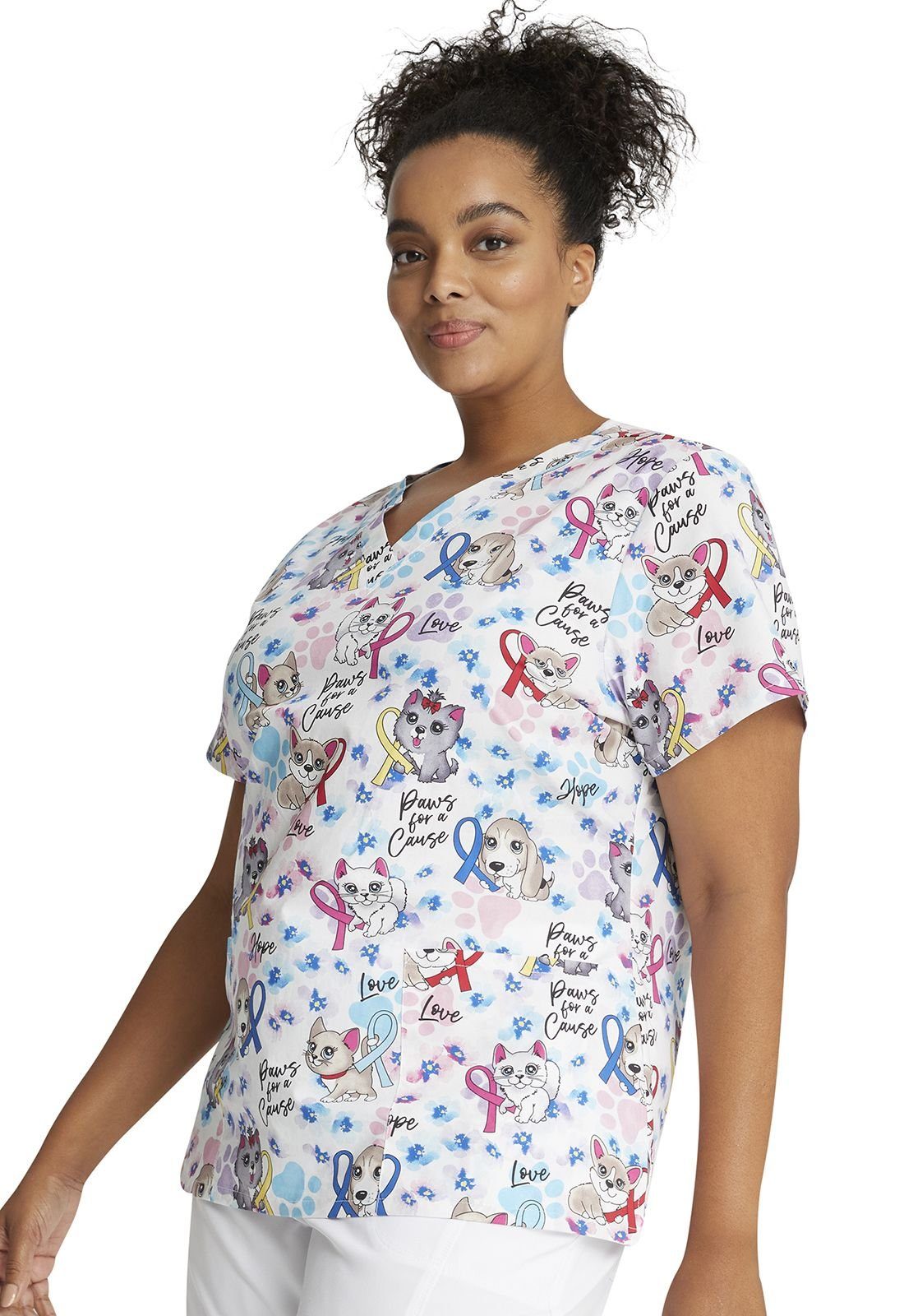 Cherokee Funktionsbluse Bunt bedruckter Damen Kasack 