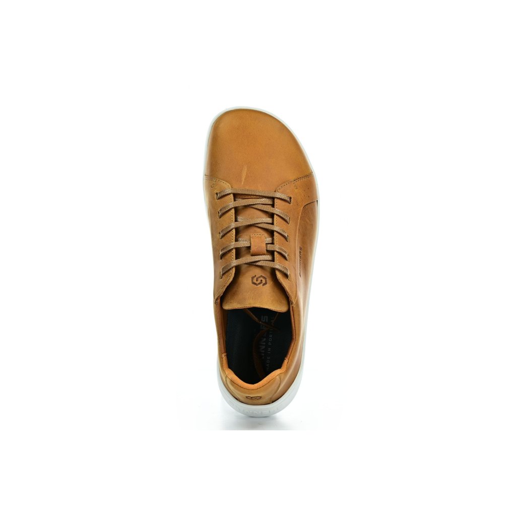Skinners Moonwalker Leather Brown Barfußsneakers