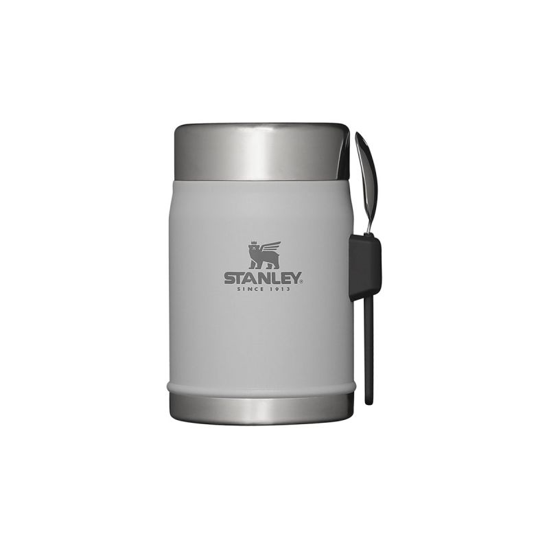 Classic Legendary Food Jar + Spork 14oz \/400ml Ash
