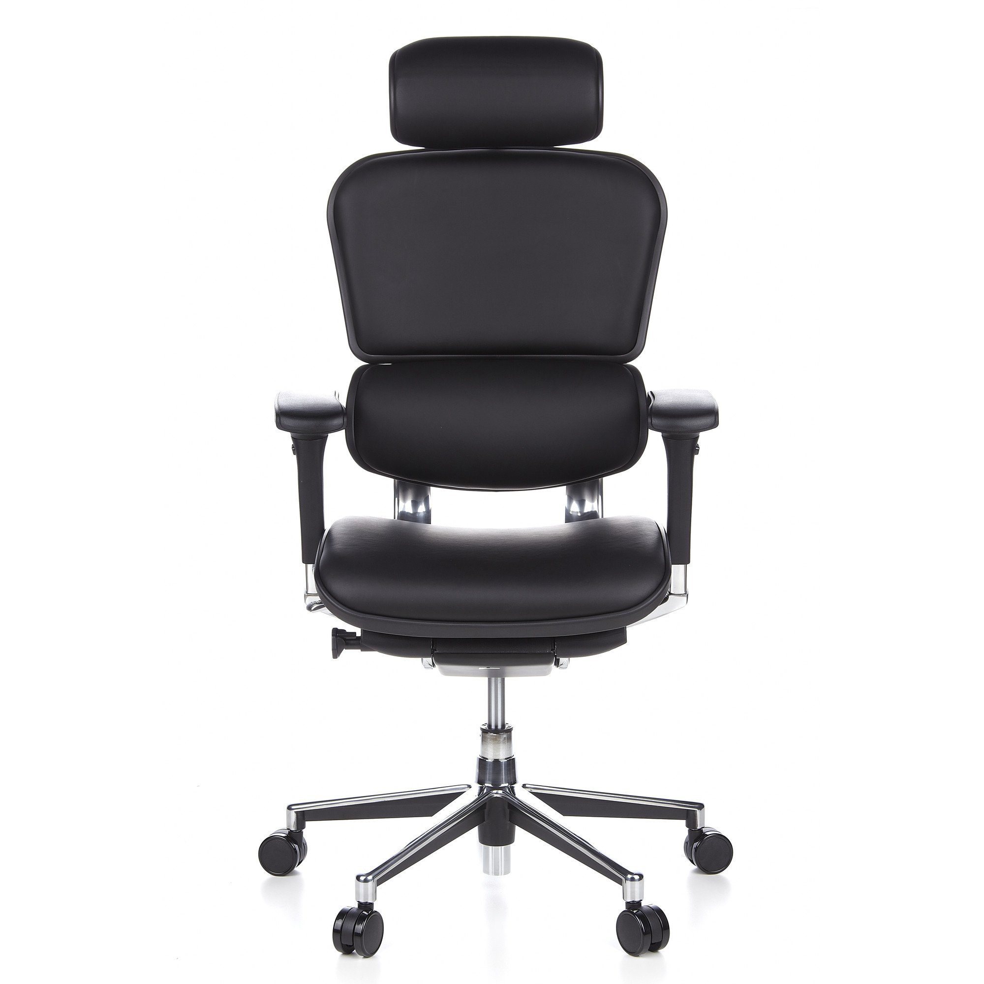hjh OFFICE Drehstuhl Luxus Chefsessel ERGOHUMAN Leder (1 St), Bürostuhl ergonomisch