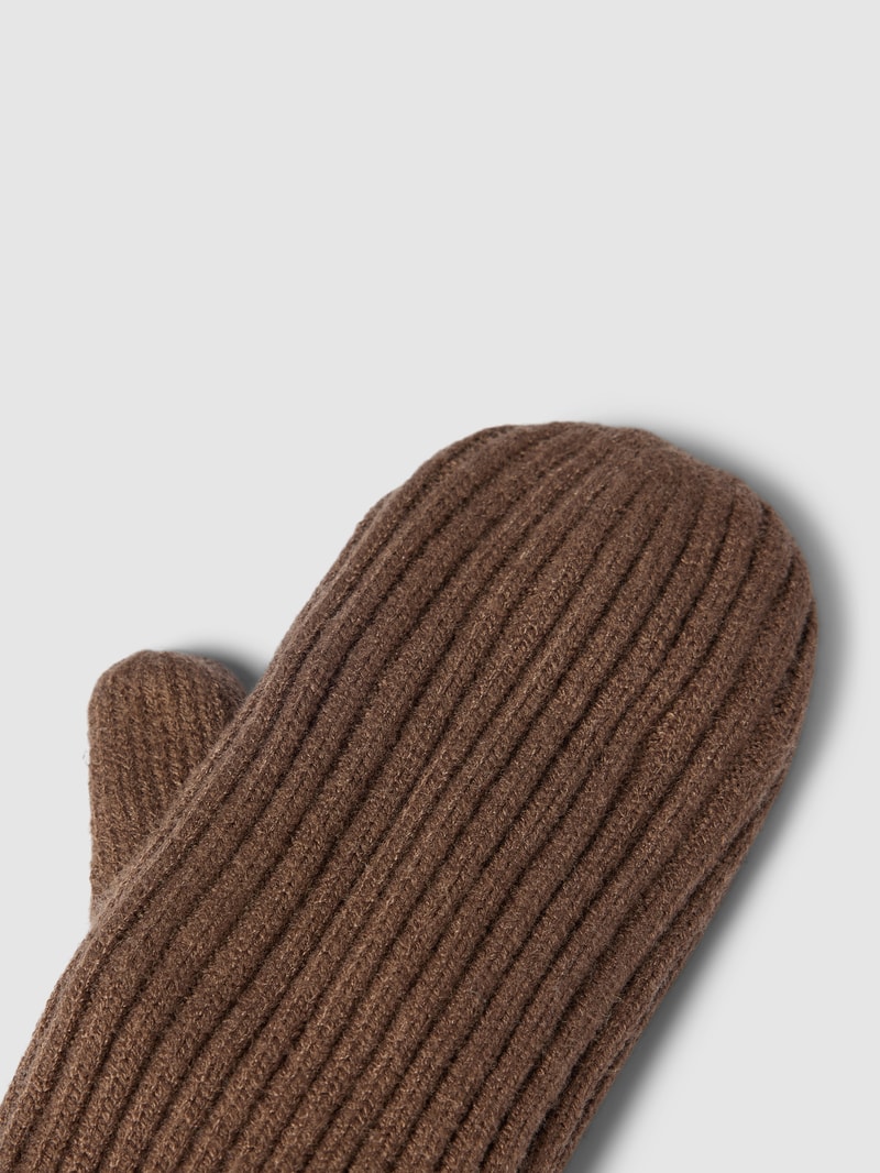 Handschuhe mit breitem Umschlag Modell 'ZENNA' in dunkelgrün