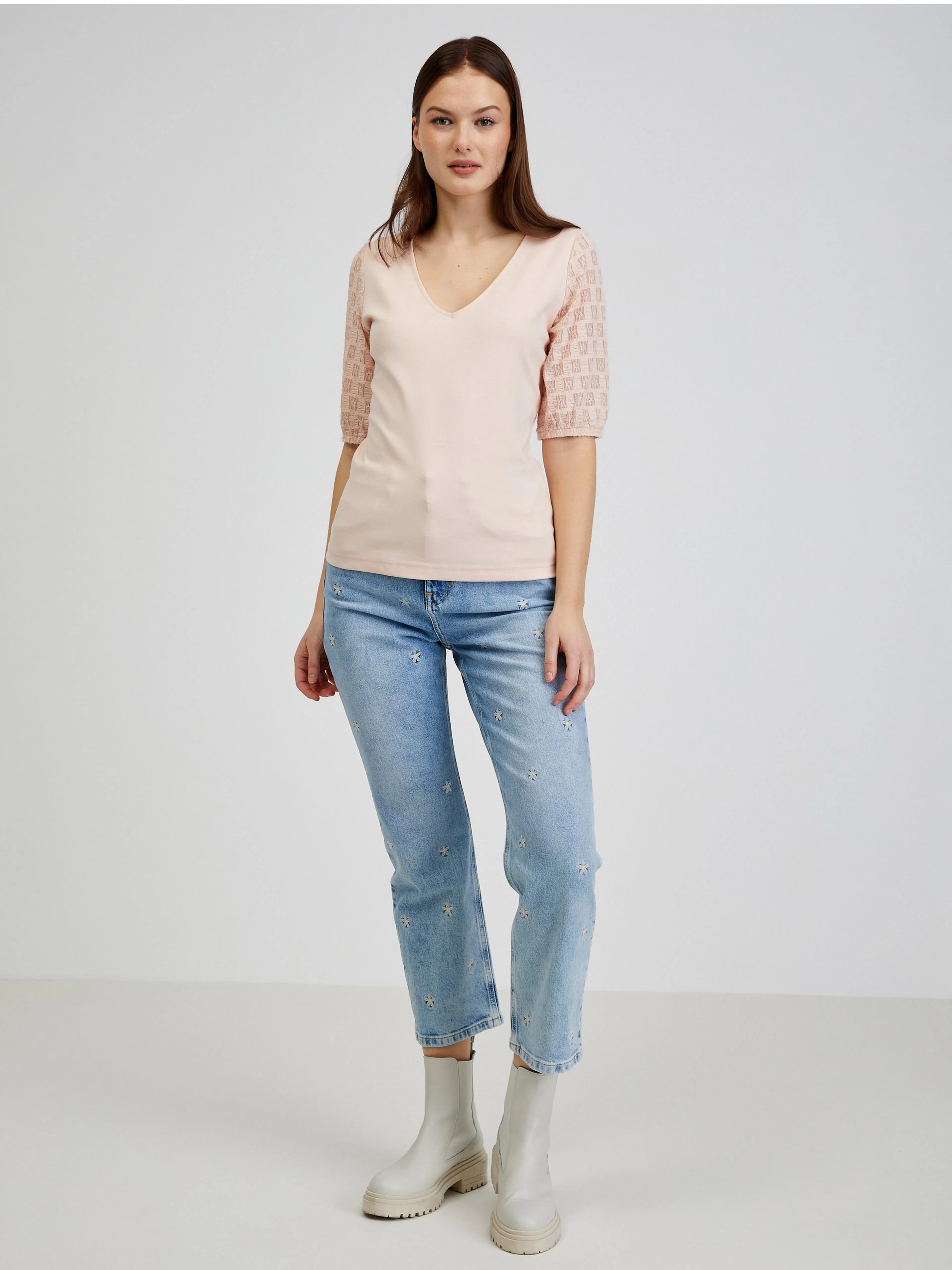 Hellrosa ORSAY Damen T-Shirt