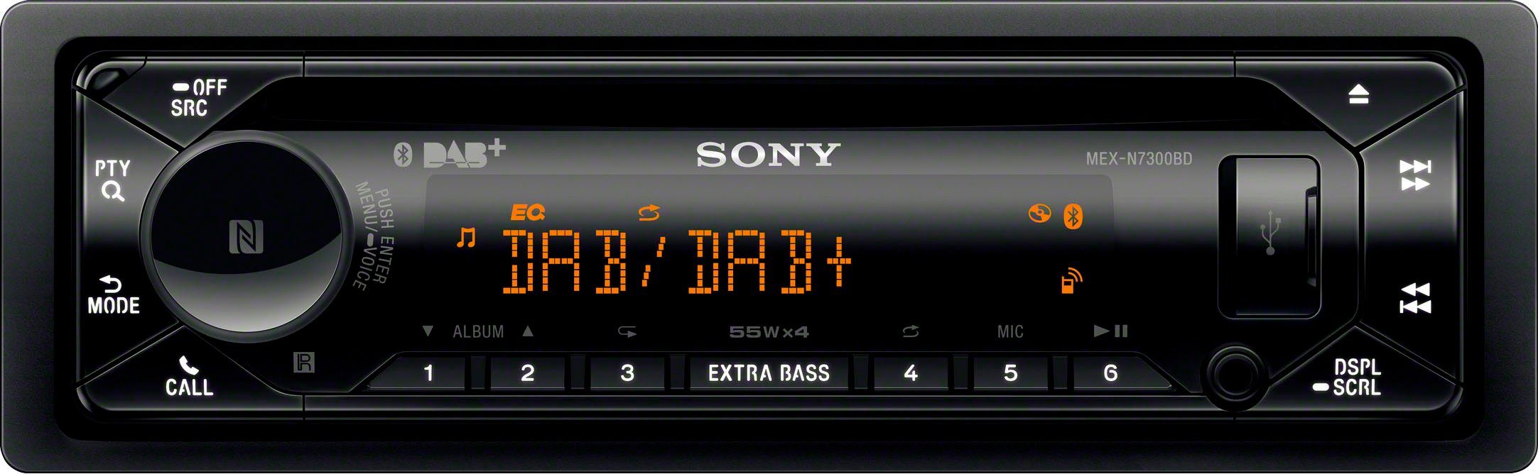 Sony MEXN7300KIT Autoradio (Digitalradio (DAB), 55 W)