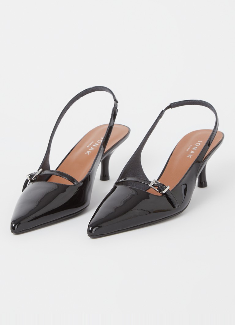 Jonak Damoiselle patent leather slingback