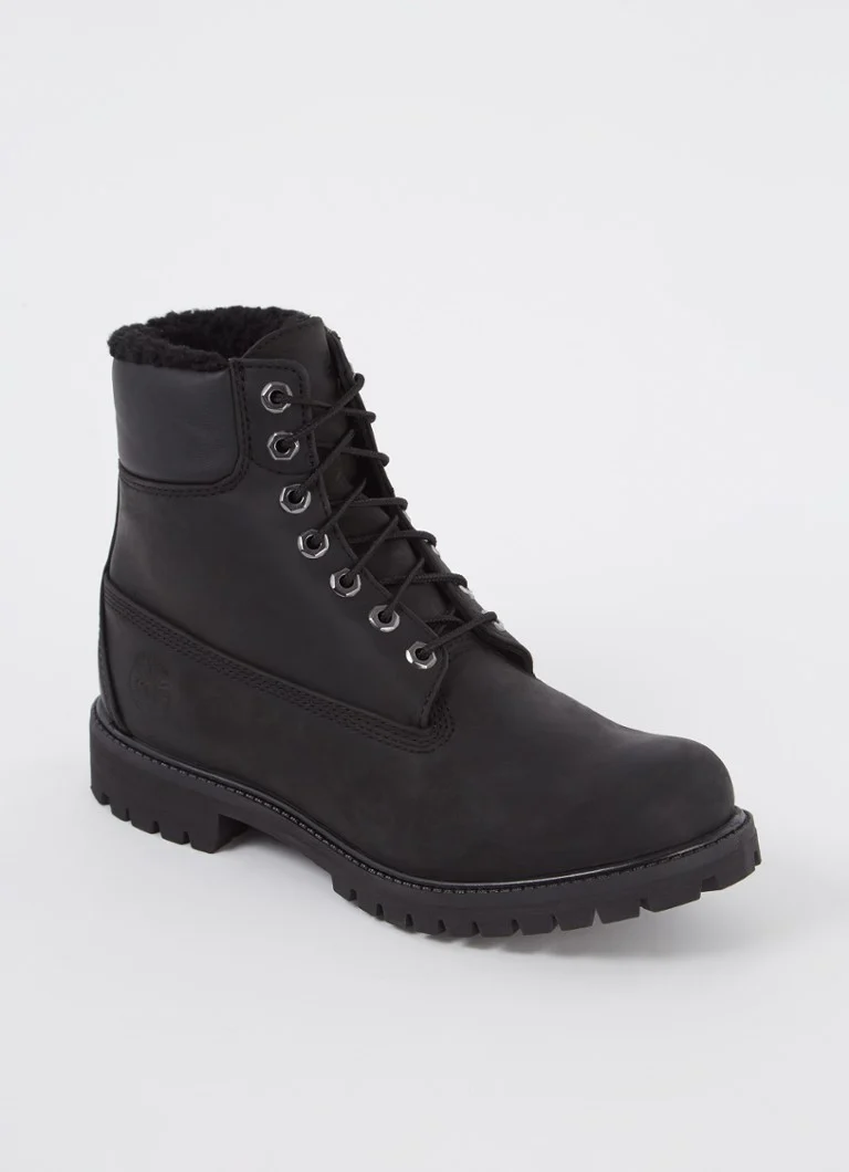 Ghete Timberland Premium Leather cu șireturi de 6 inci
