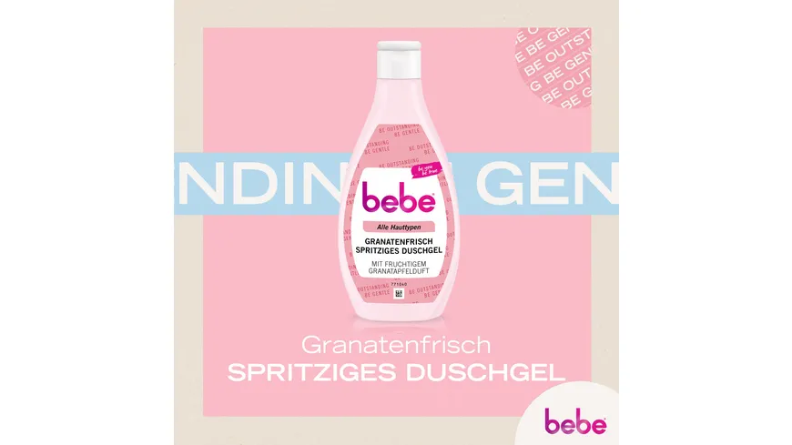 bebe spritziges Duschgel Granatapfel 250 ml