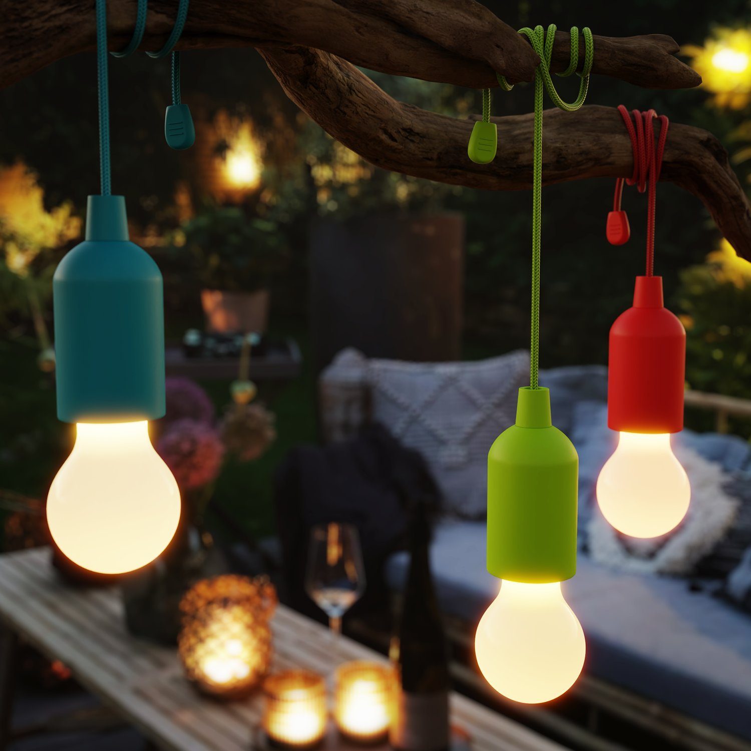 greate. LED Taschenlampe LED Lampe batteriebetrieben 1W - kabellose Zelt Leuchte, Camping Licht (1-St)