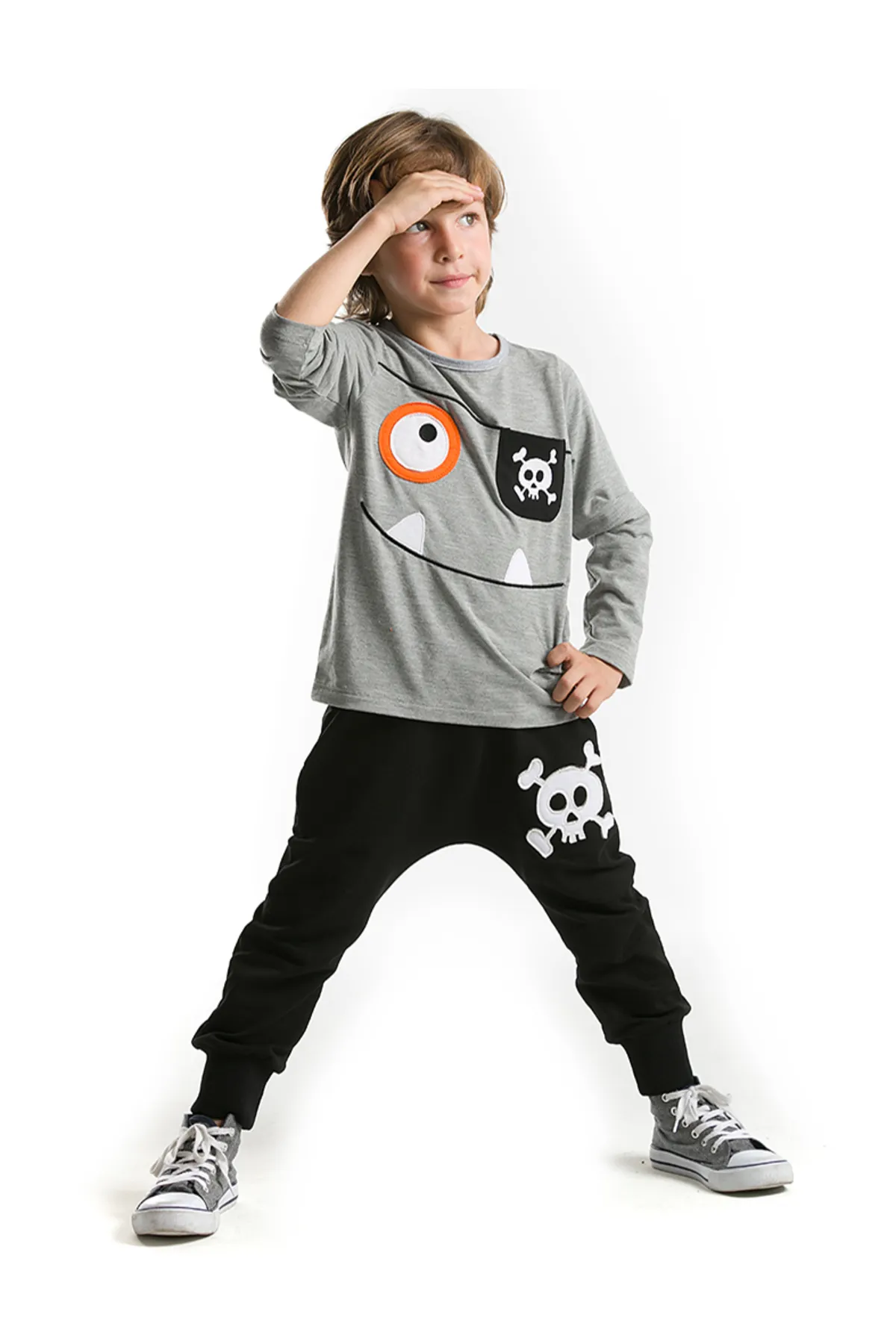 Denokids  Happy Pirate T-Shirt-Hosen-Set für Jungen