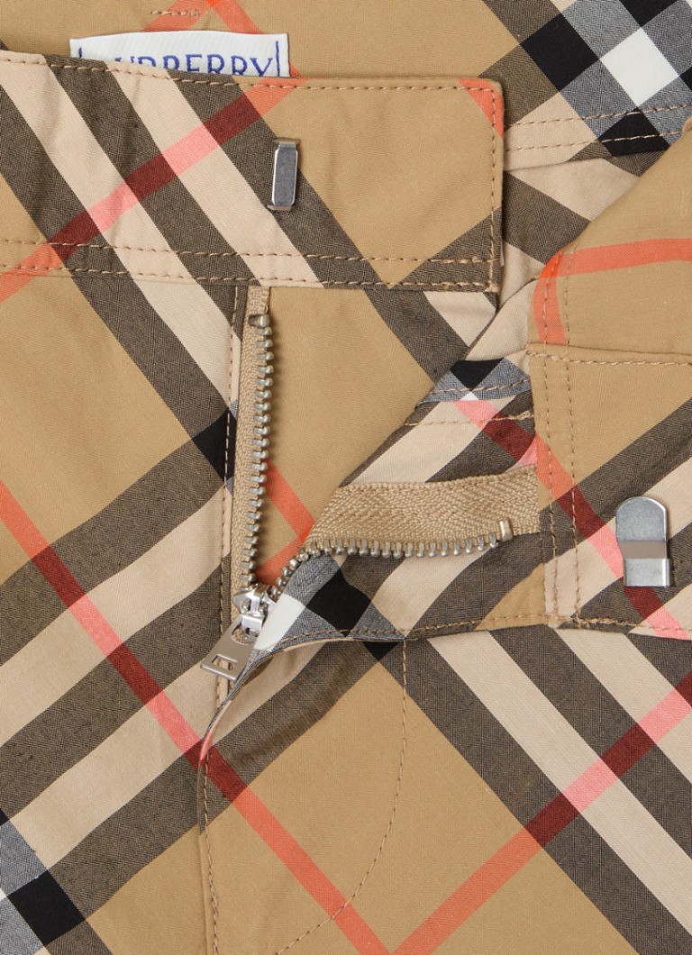 Pantaloni scurți drepți Burberry Oscar din bumbac organic