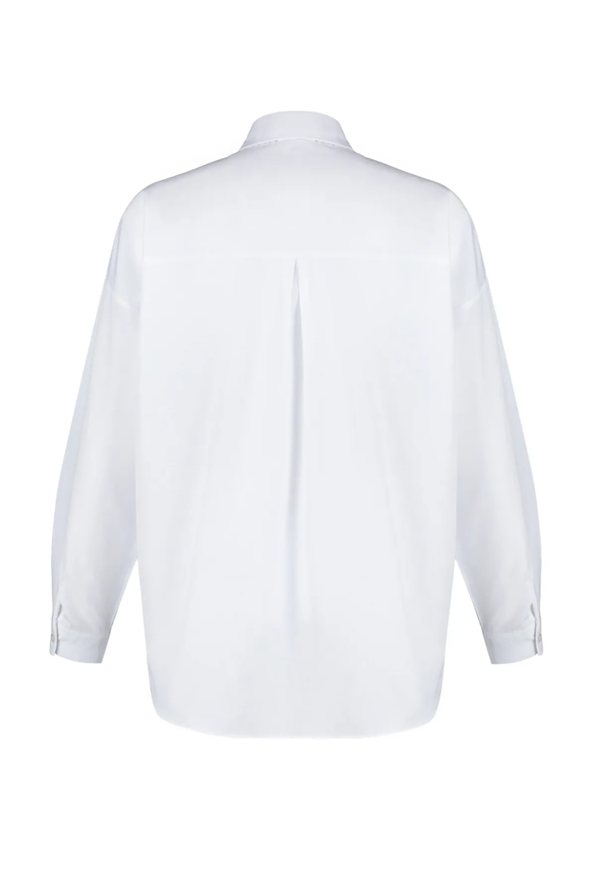 Trendyol Collection  Ecru gewebtes Hemd - Regular Fit, Formgewebt, TWOSS24GO00127