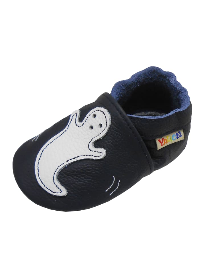 Yalion Leder-Krabbelschuhe 