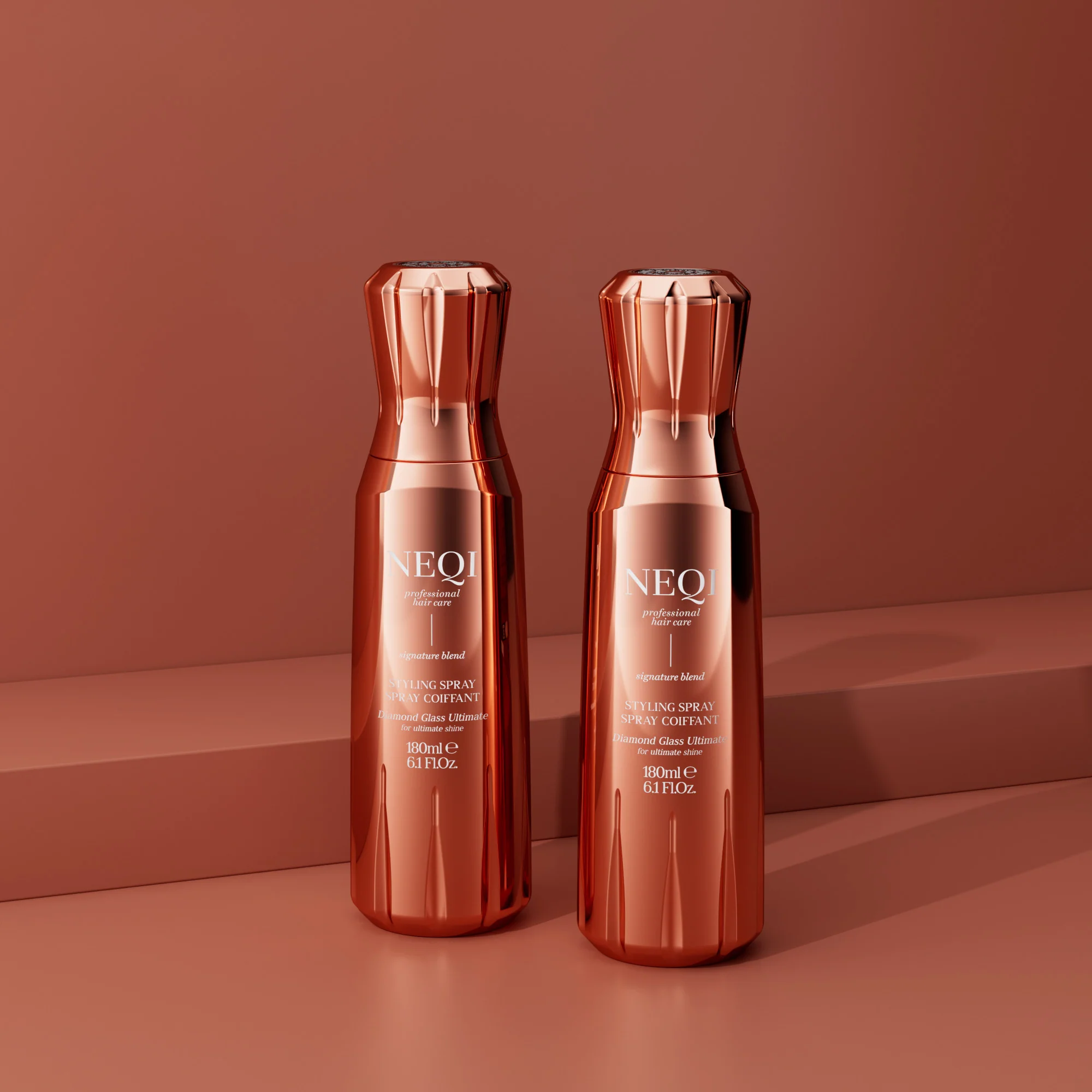 Diamond Glass Ultimate Styling & Treatment - Lämpösuojaava, hiuksia uudistava ja korjaava suihke
