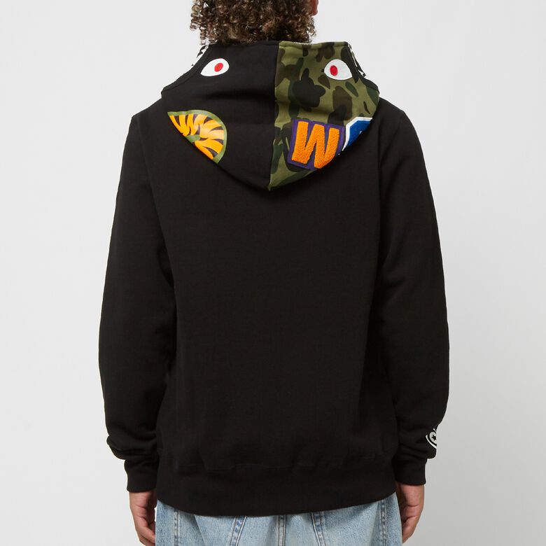 A Bathing Ape Shark Full Zip Hoodie M Black