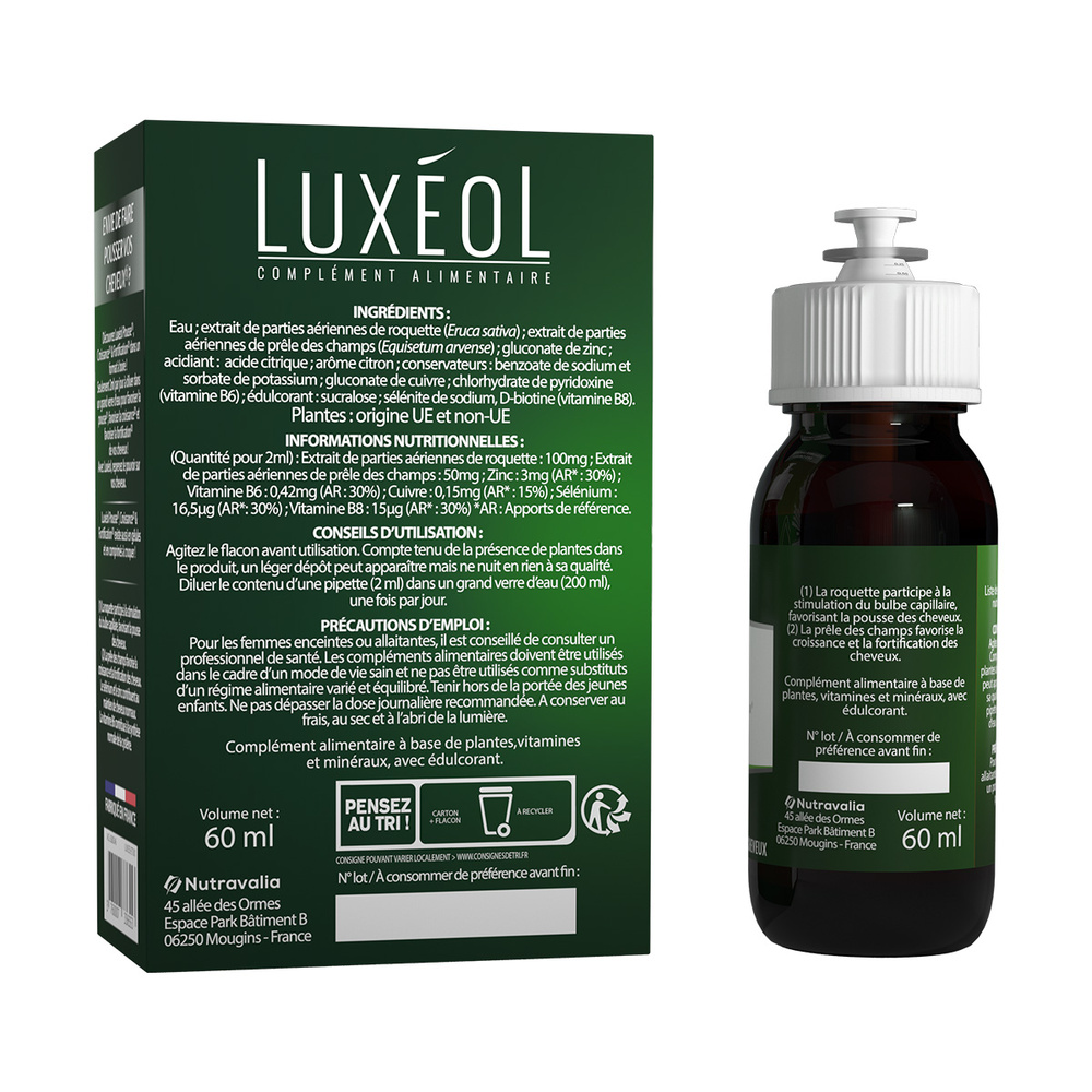 Luxéol Luxéol Pousse Croissance et Fortification (à boire) Complément alimentaire