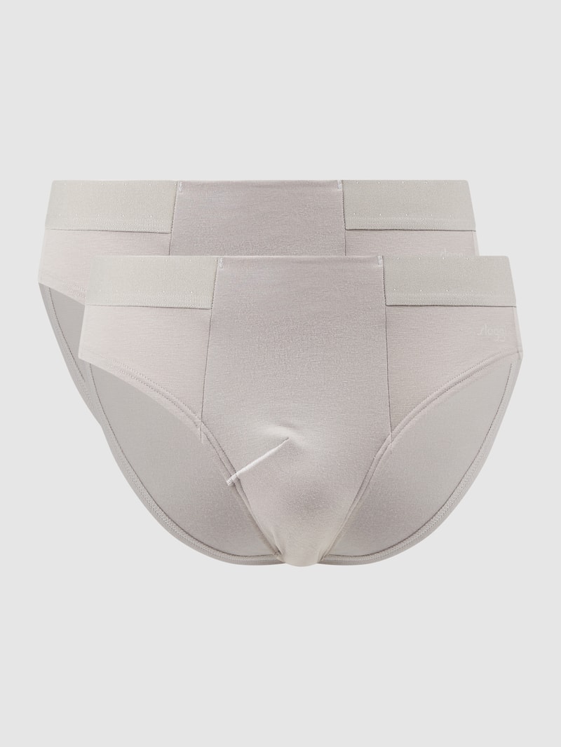 Slip mit Stretch-Anteil im 2er-Pack Modell 'The Superhero' in stein