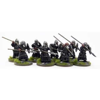 SAGA: Dark Dwarves / Duergar - Dvergr Warriors with Spears Advancing (8)