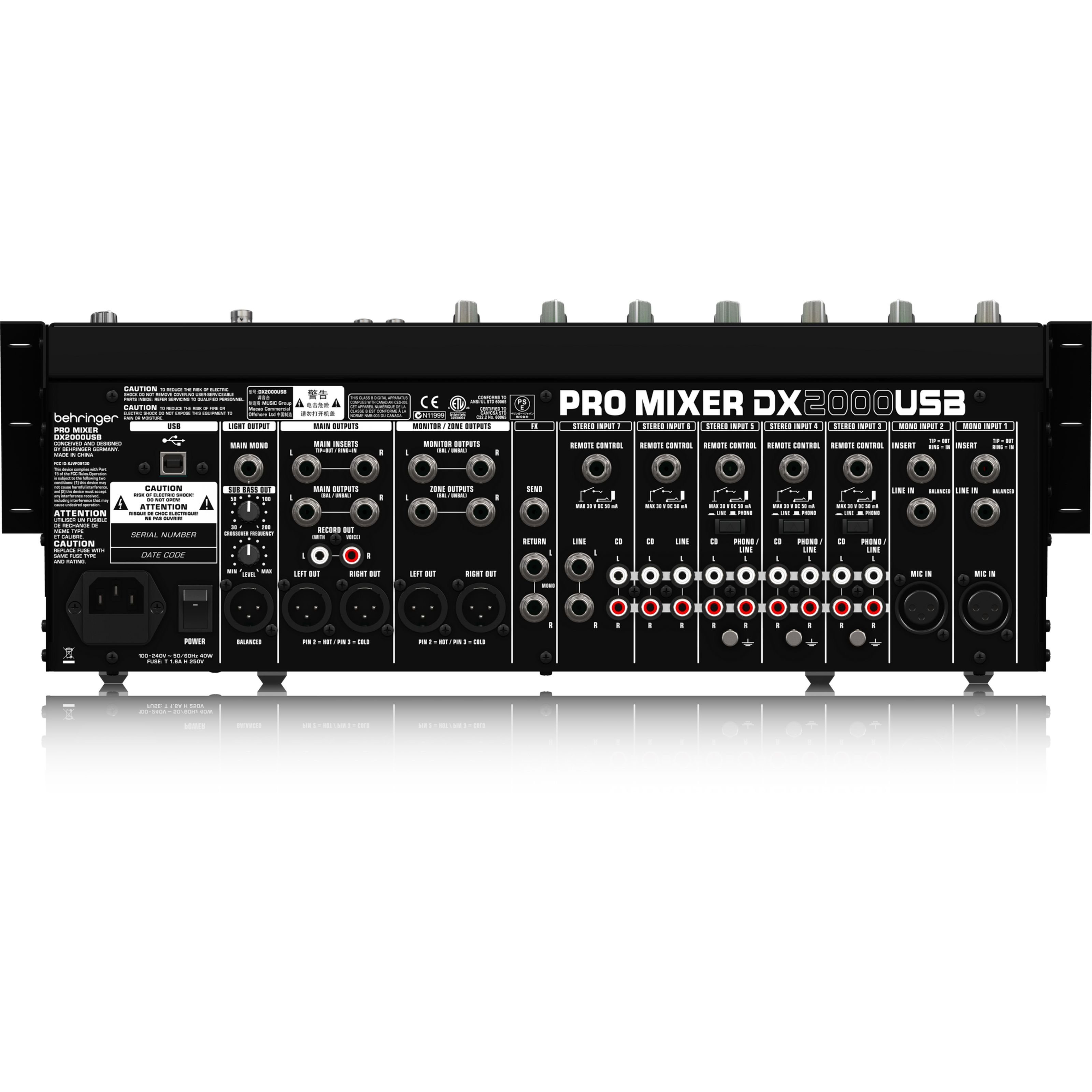 Behringer Mischpult, DX2000USB