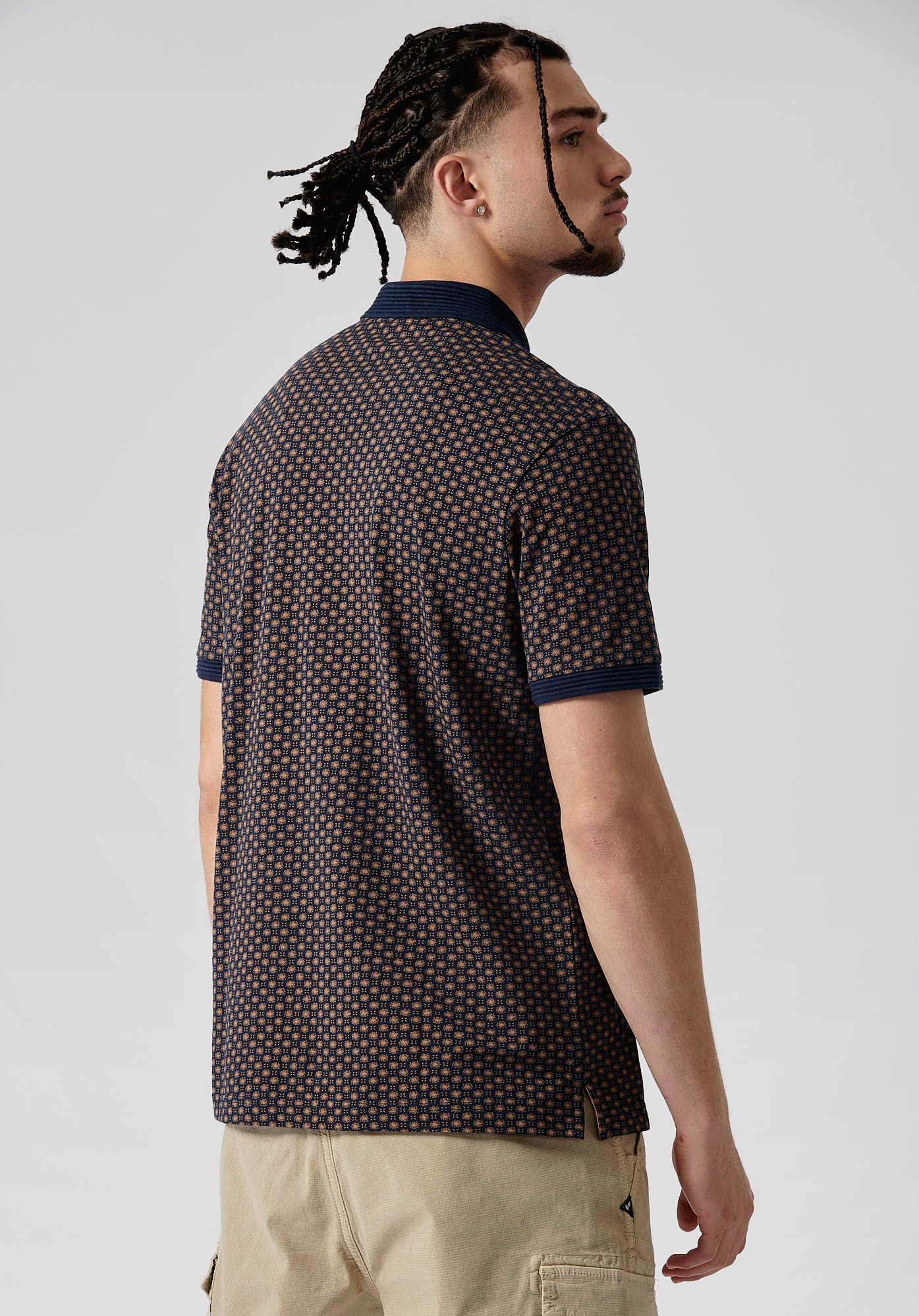 NORIS  Polo bleu homme 100% coton