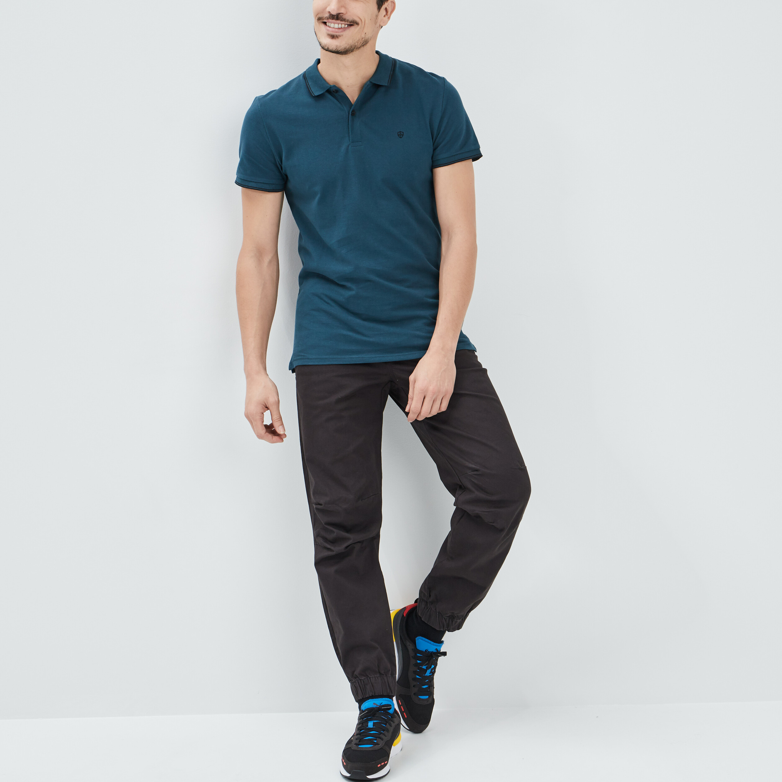Pantalon jogpant gris foncé homme | La Halle