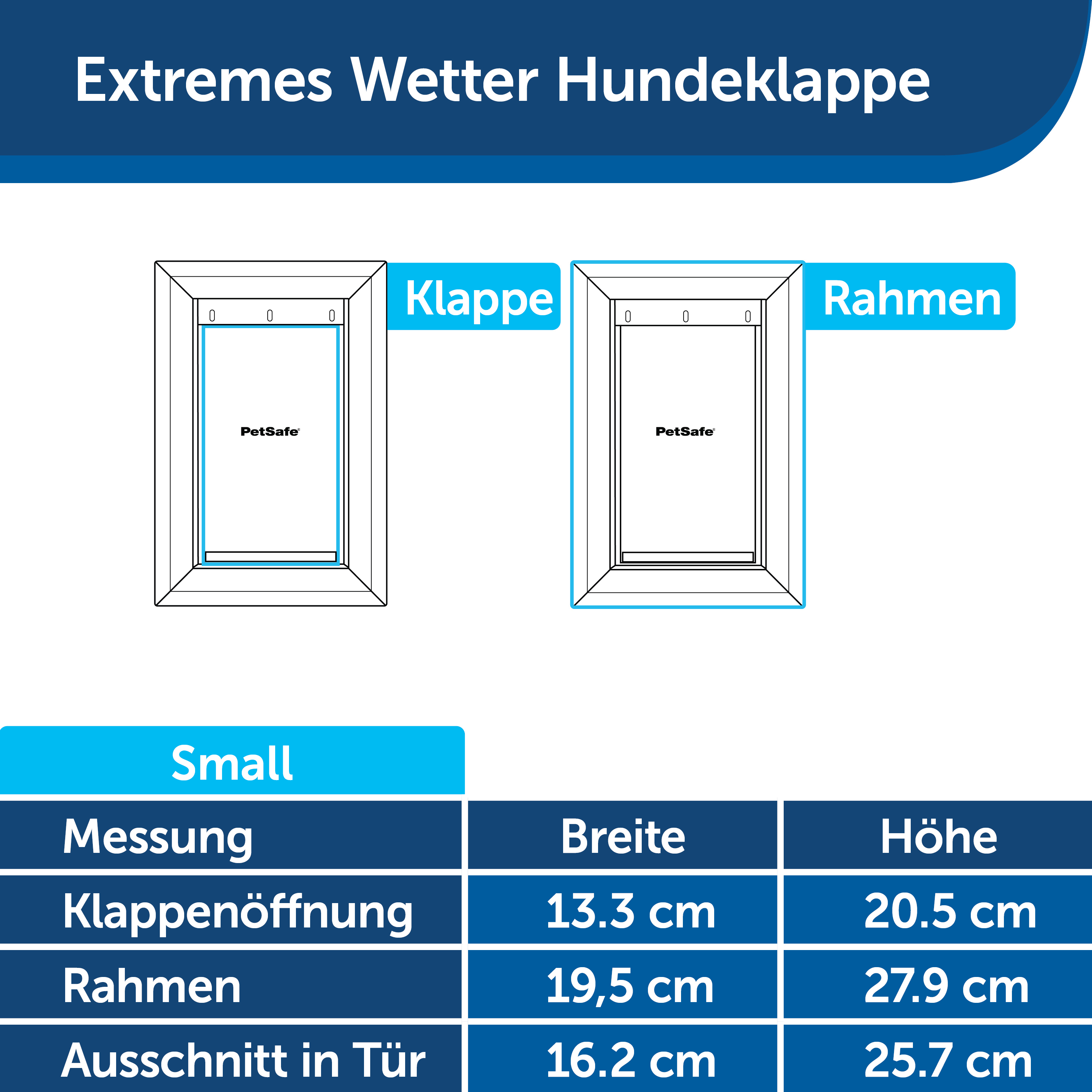 PetSafe Türschutzgitter & Hundeklappen PetSafe Haustierklappe für extremes Wetter S