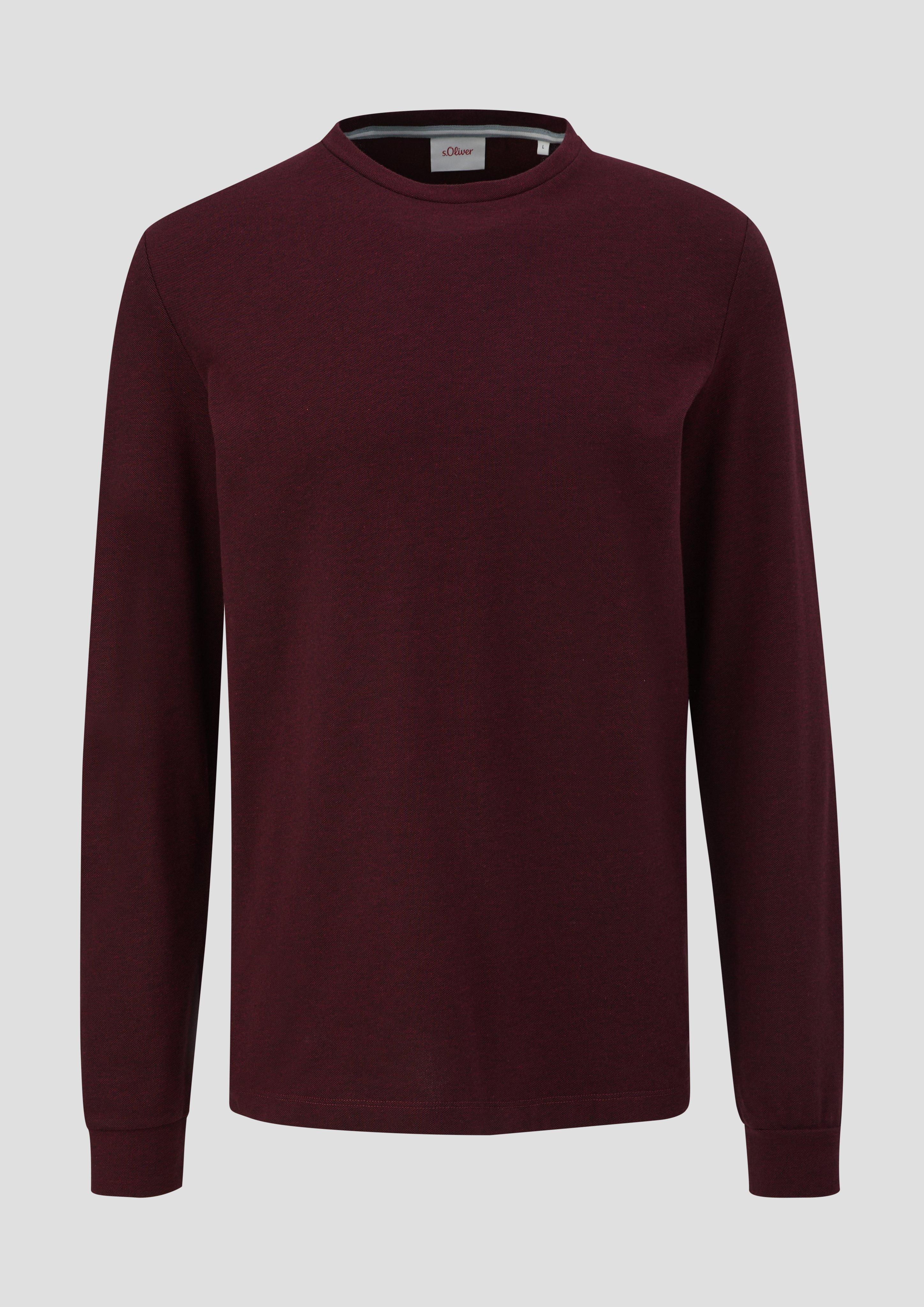 Piqué-Longsleeve aus Modalmix  2138646-39W1