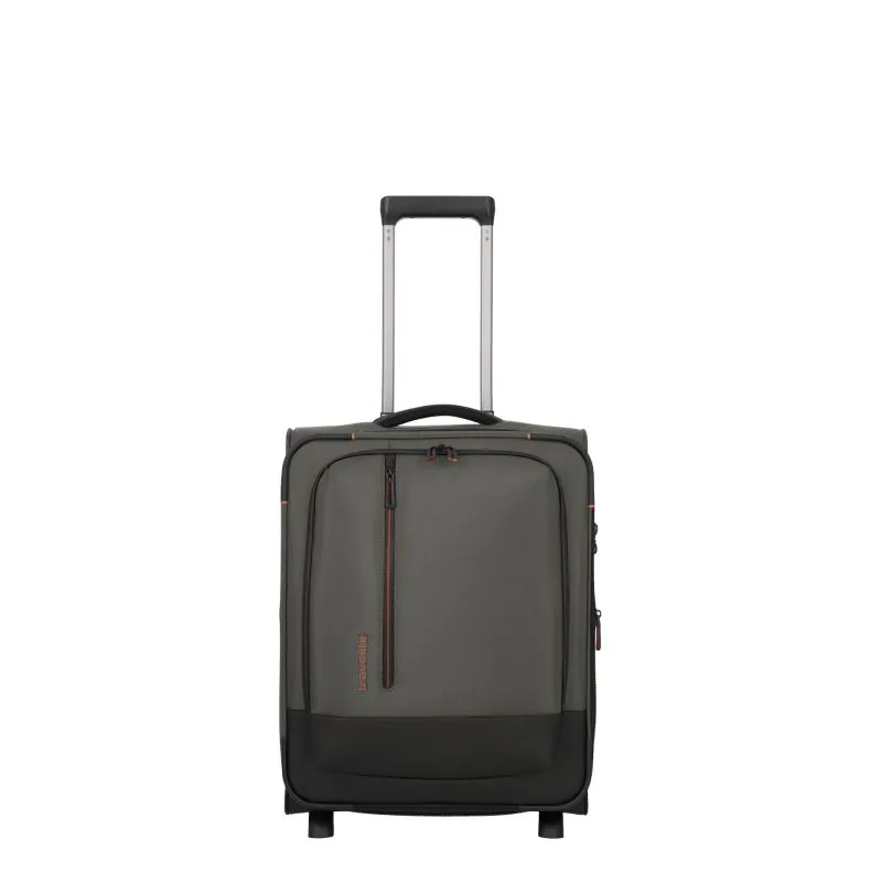 Travelite CROSSLITE Bordtrolley S mit 2 Rollen (54 cm) - Oliv