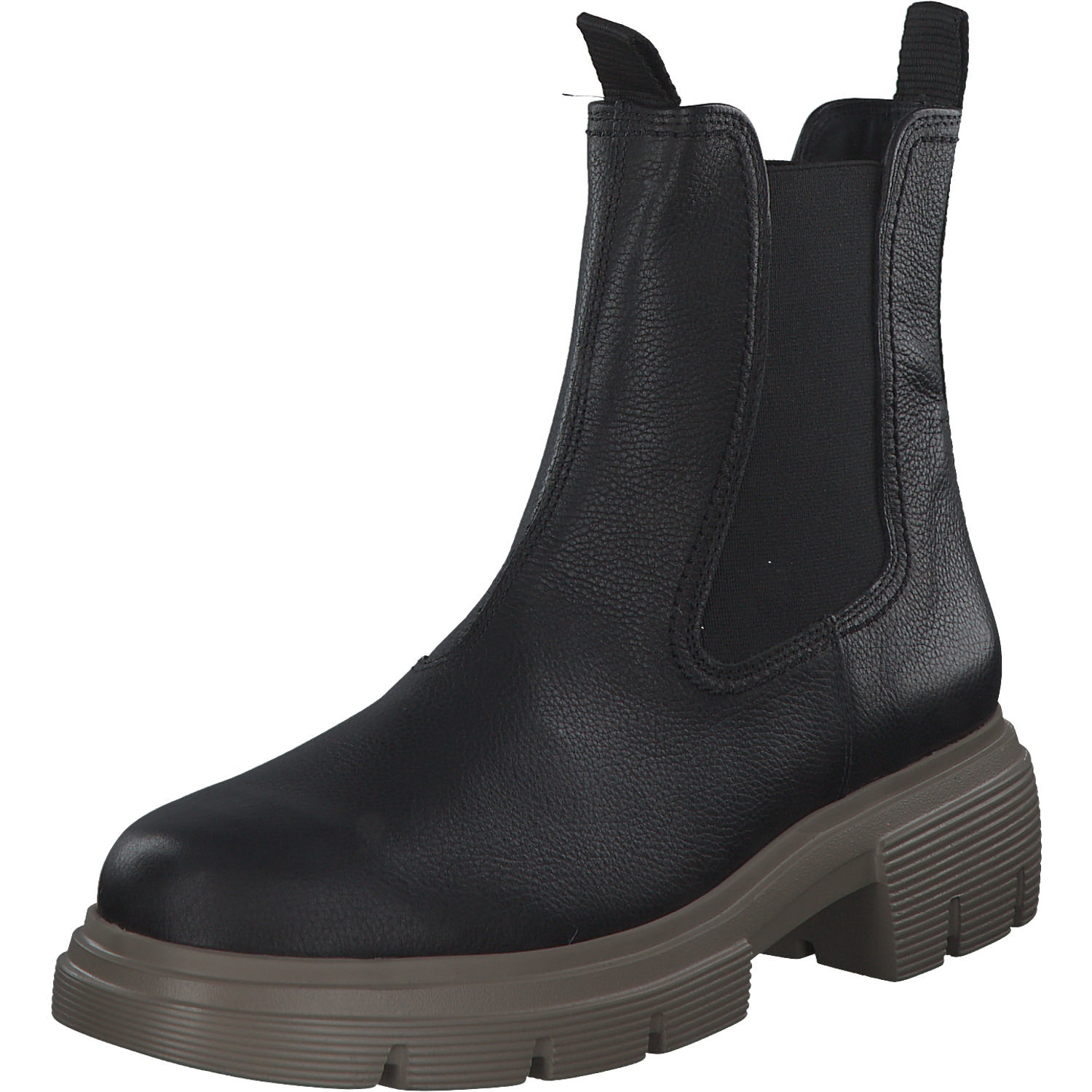 Paul Green 9894, Chelsea Boots, Damen, black/fango