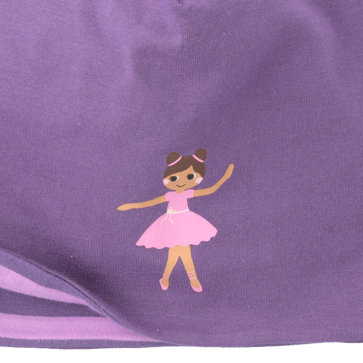 Mädchen Beanie mit Ballerina-Print